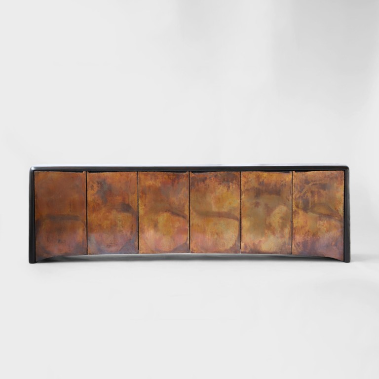 Valentin Loellmann  - Patinated Copper - Credenza